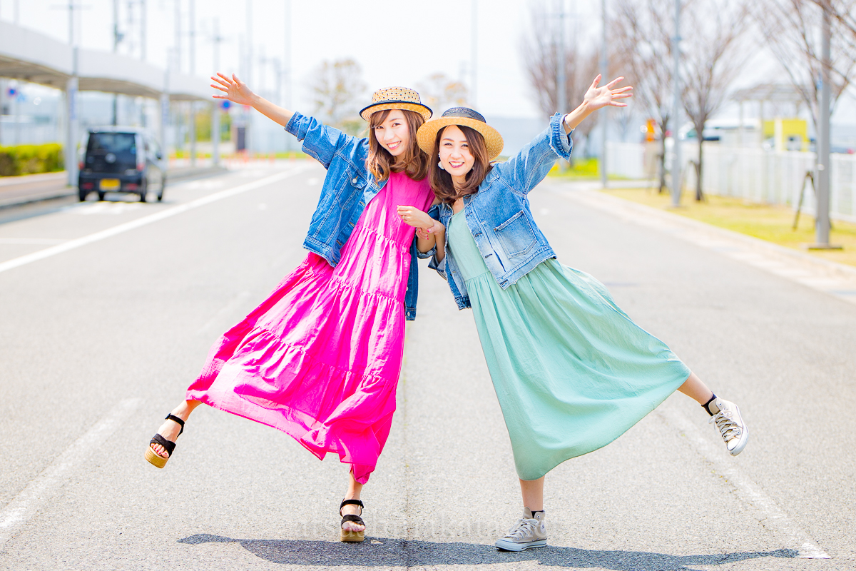 思わず二度見しちゃう 仲良し二人組との神戸ポートレートセッション 中田写真事務所 神戸 淡路島の写真家 中田アツシ